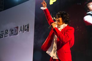 2012년 4월 1일 LG 시네마 3D 월드 페스티벌에서의 김장훈