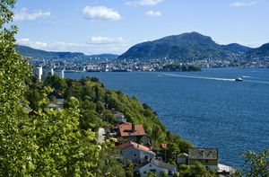 에이즈보그에서 본 베르겐