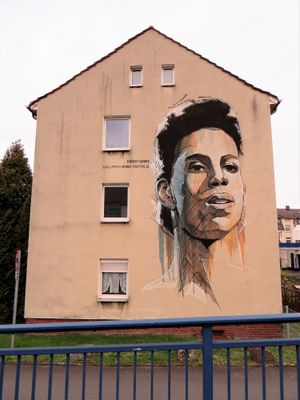 독일 하겐(Hagen)의 프린스(Prince) 스트릿 아트