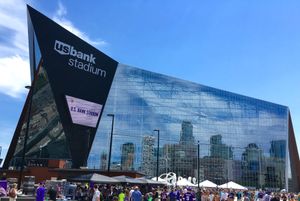 미니애폴리스의 U.S. Bank Stadium, 슈퍼볼 LII 개최지