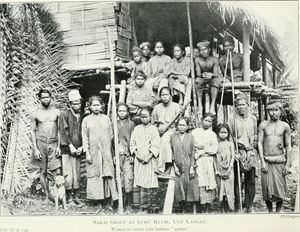 1906년 훌루랑갓(Hulu Langat)의 오랑 아슬리