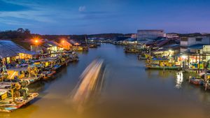 쿠알라 세페탕의 어촌 마을