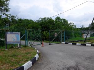 파시르 구당의 악어 보호구역.