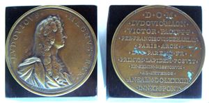 1683년, 루이 14세 기념 메달(외방전교회 초석 기념)