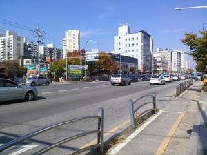 수락산역사거리 부근 동일로