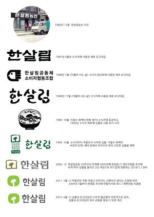 한살림 CI 변천사