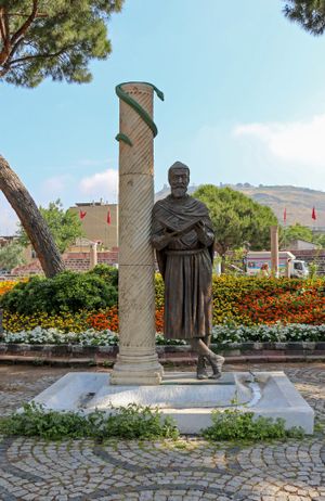 페르가몬에 있는 갈렌 동상