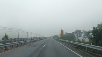 안동시 풍산읍 매곡리의 국도 제34호선과 한국의 안개