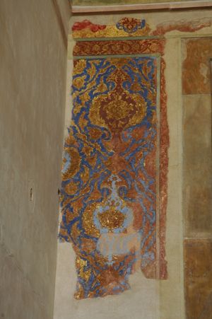 알리 카푸 궁전 내부 세부 묘사