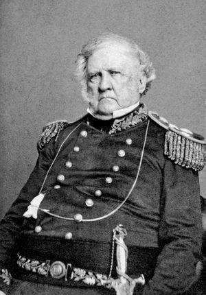 중장 윈필드 스콧, 총사령관, 미국