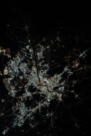 2020년 서울 및 그 광역권의 위성 사진