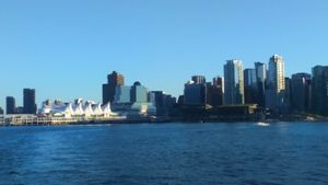 밴쿠버 다운타운의 캐나다 플레이스