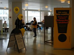 2012년 핀란드 대통령 선거 사전 투표 (투르쿠 대학교)