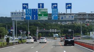 국도 55호선과의 분기점, 고치현 고치시 케이라코