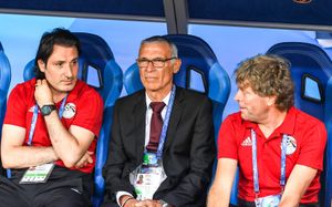 2018년 월드컵에서 이집트를 이끄는 쿠페르(중앙)