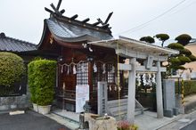 구 안키국청 터의 다도코로묘진 신사 (히로시마현 후추정)