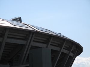 2010년부터 가동된 태양광 발전 설비.