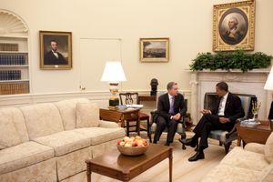 우리베와 미국 대통령 버락 오바마