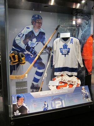 살밍의 하키 명예의 전당 전시