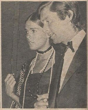 1972년 로버트 에반스와 함께