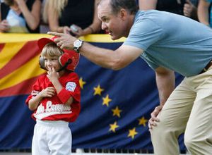 2008년 라인 샌드버그와 티볼 선수