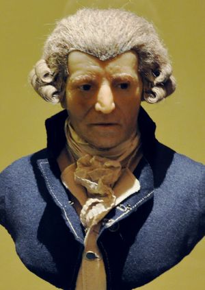 프란츠 탈러가 제작한 하이든의 밀랍 조각상, 1800년경