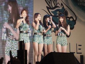 2013년 용인대학교 축제에서의 시스타