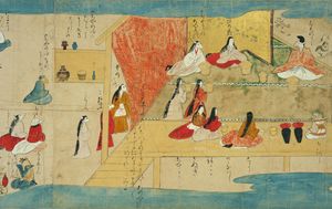 무로마치 시대의 허구적 이야기에 대한 삽화