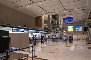 사가 공항 체크인 카운터(2021년)