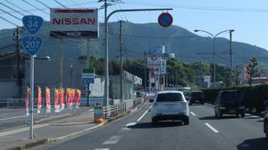 국도 제207호선과 중복 구간 (나가사키현 이사하야시 히사야마정)