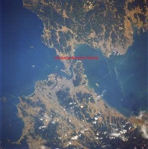 일본 혼슈와 규슈 섬 사이의 관문 해저터널