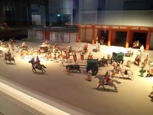 도성을 출발하는 사이구의 군행사이구 역사 박물관(미에현 다키군 메이와초)