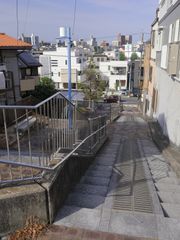 가사데라 대지에 의한 언덕길이 있는 풍경