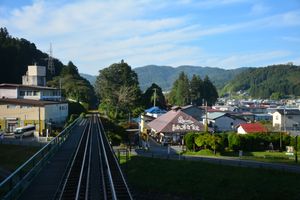 관광지·猊鼻渓 지역을 지나는 대선도선