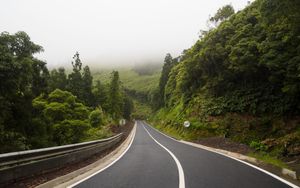 플로레스 섬의 시골길