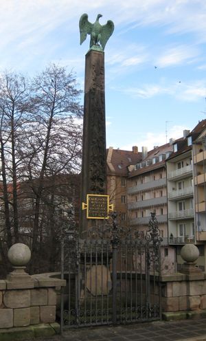 독일 뉘른베르크 칼스교의 "SPQN"