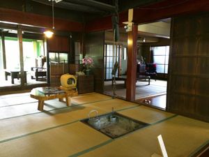 카페로 공개되고 있는 박사카의 고민가(古民家)