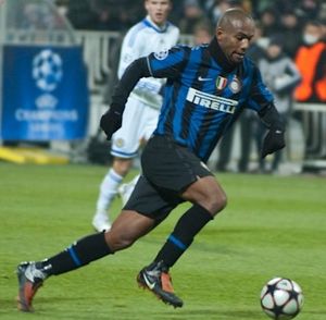 2009년 인터 밀란에서 활약하는 마이콩