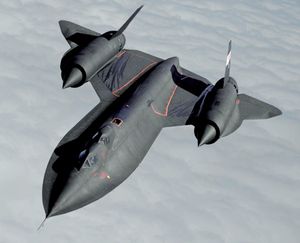 록히드 SR-71은 마하 3.35(3661km/h)로 비행하는 가장 빠른 제트기 중 하나였다.