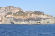 신즈시마(神津島) 사누카자키(砂糠崎)의 흑요석층