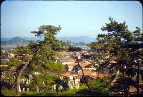 1955년 당시 아시야정 전경