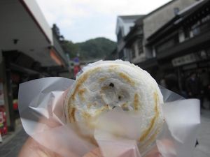 우메가에 모치(梅ヶ枝餅)와 다자이후텐만구 신사의 신도