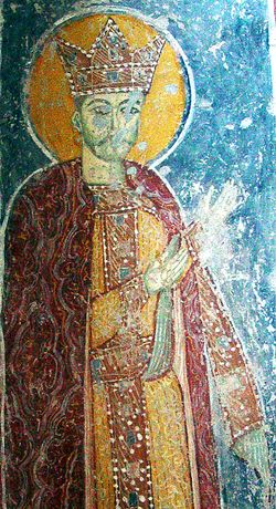 "훌륭한 자" 기오르기 5세의 초상화. 그는 70년간 분열되었던 왕국을 통합하고 중흥기를 가져온 명군이었다.