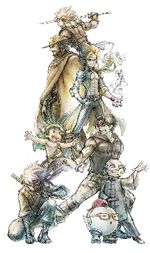 리메이크를 위해 이쿠시마 나오키가 새롭게 그린 캐릭터 일러스트