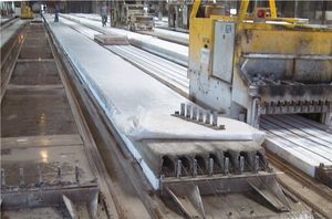 프리캐스트 콘크리트 타설현장