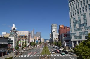 도요하시 시 중심부 에키마에 오오도리