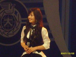 2007년 10월 창원대학교에서 공연중인 남규리.