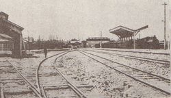 아리마 선 개업 당시의 산다 역