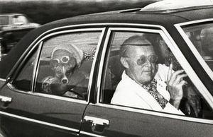 율리아나 여왕과 베른하르트 공, 1976년 8월 26일 록히드 스캔들로 이탈리아 포르토 에르콜레에서 돌아오다.