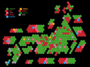 선거구별 정당 의석 분포